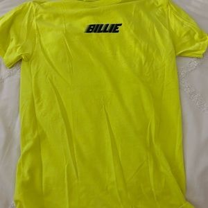 Neón Yellow Billie Eilish T Shirt